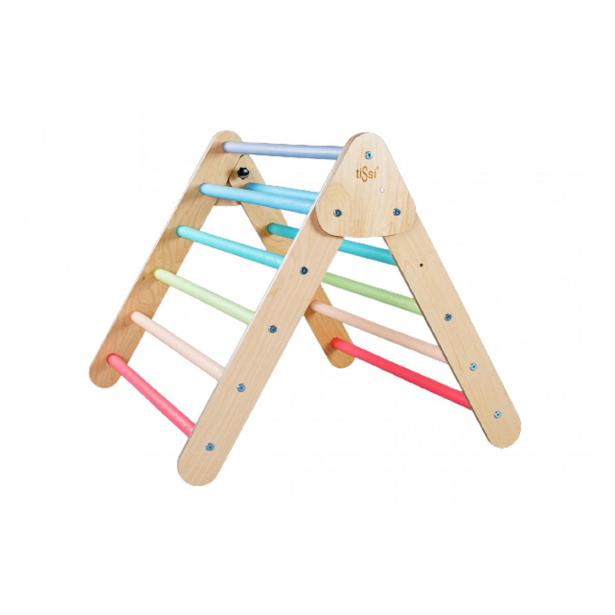 Voir la diapositive 2 : TISSI Pikler Triangle - multicolore