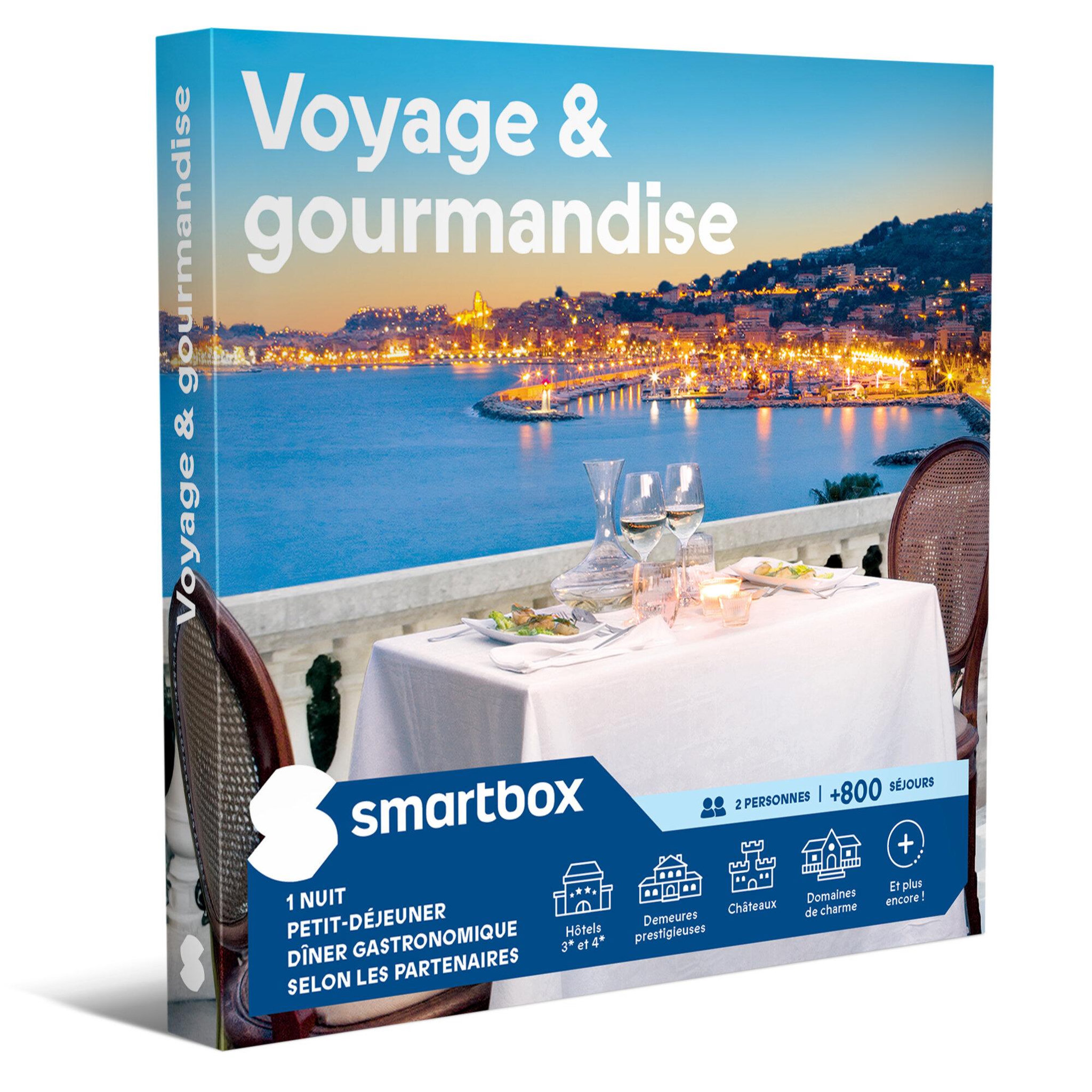 Smartbox Voyage & gourmandise - coffret cadeau séjour