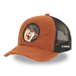 CAPSLAB Casquette adulte avec fourrure Taz1 Looney Tunes. Coloris disponibles : Marron