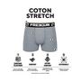 Voir la diapositive 2 : FREEGUN Lot de 4 boxers homme en coton