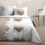 Voir la diapositive 1 : STOF Housse de couette 240x220 CHARMING + 2 taies coton 57 fils
