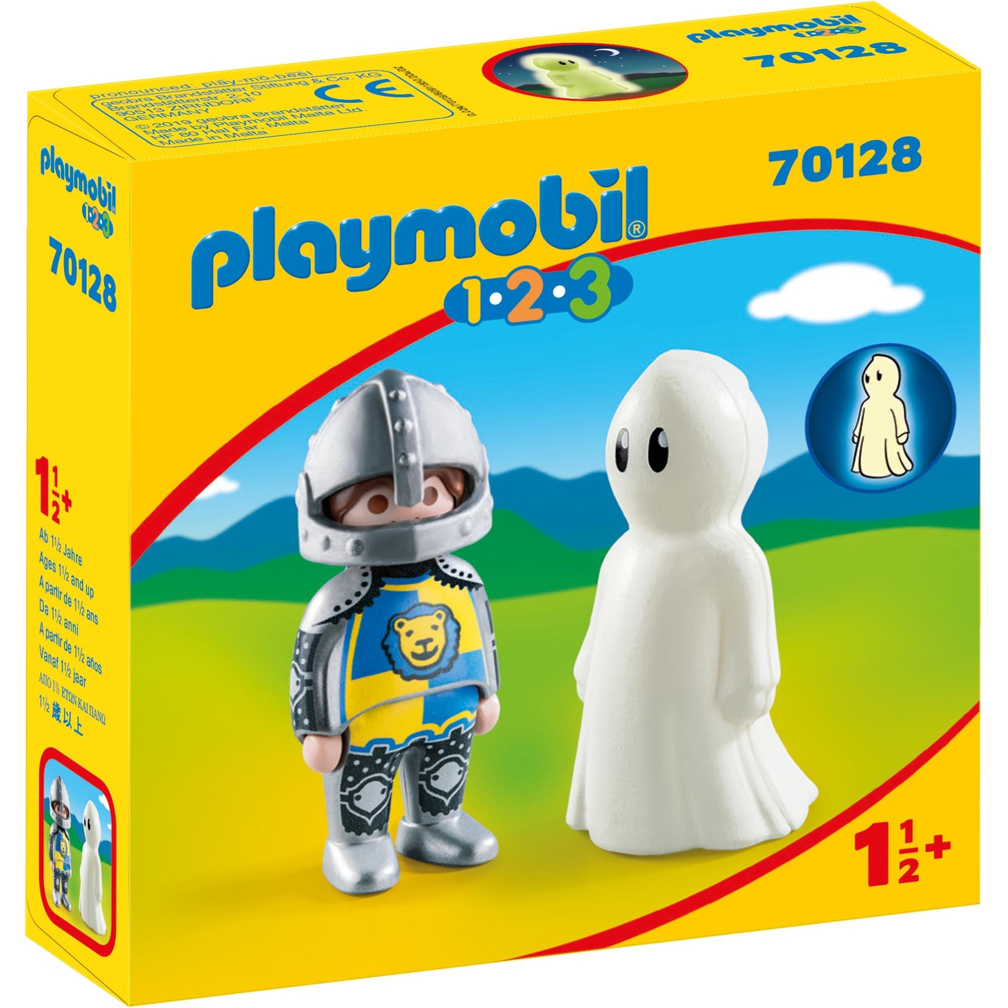 Voir la diapositive 1 : PLAYMOBIL 70128 - 1.2.3 - Chevalier et fantôme