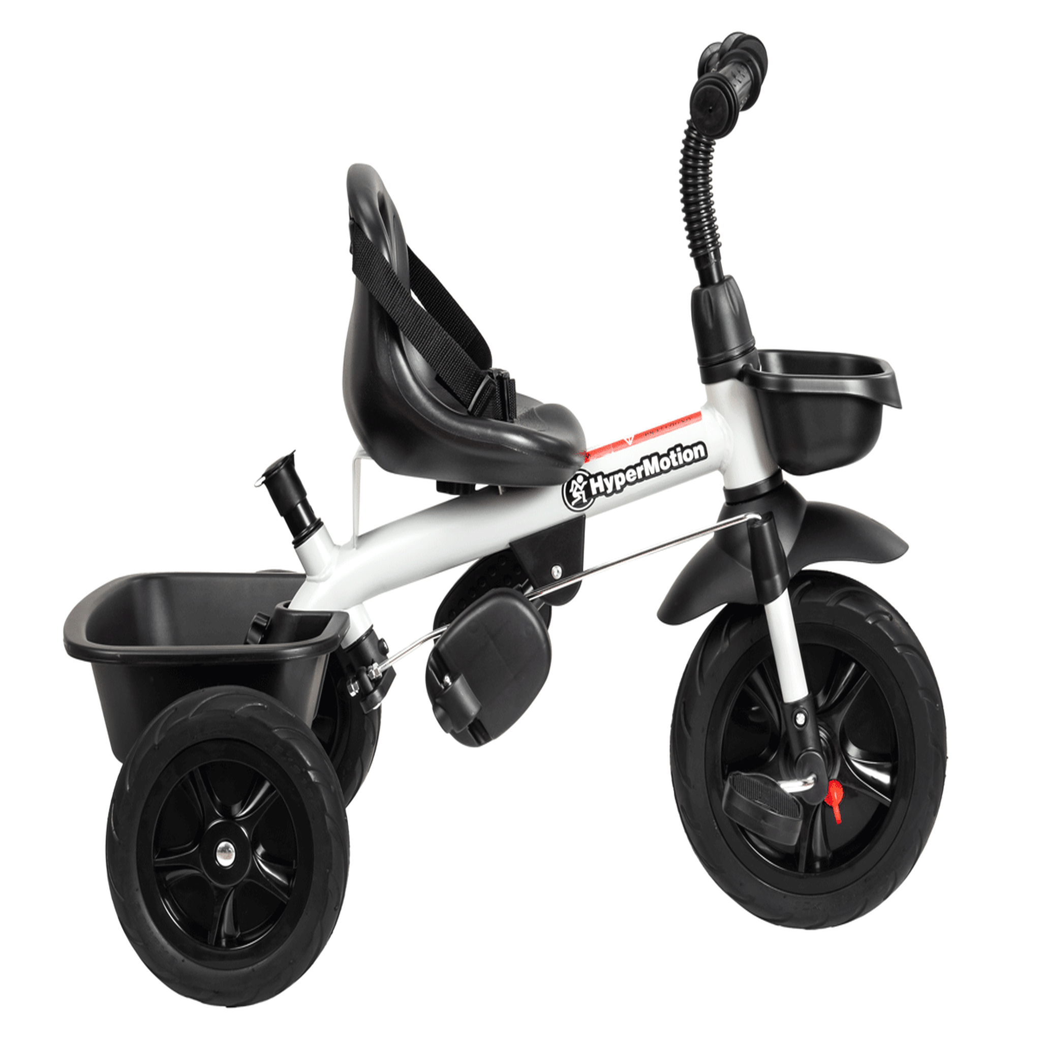 Voir la diapositive 6 : HYPERMOTION Tricycle Évolutif HyperMotion, Tricycle Bébé de 1-5 ans - Poussoir Réglable, Roues Pompées Larges