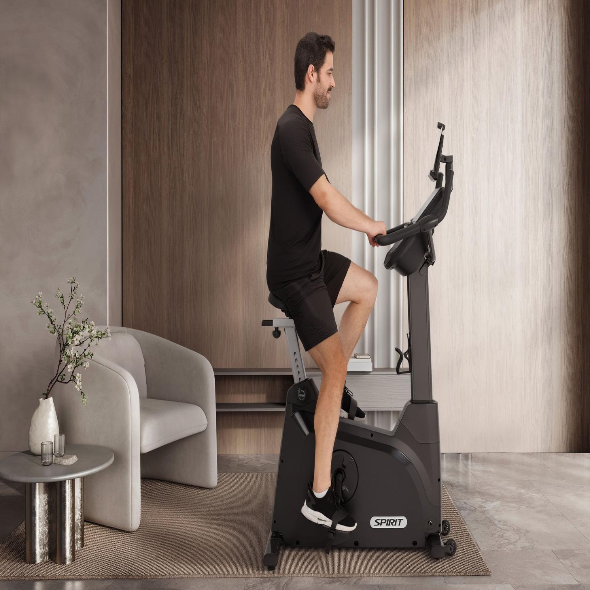 Voir la diapositive 3 : Spirit Vélo d'appartement et de fitness - spirit - modèle xbu 55 - ergomètre - maison/appartement