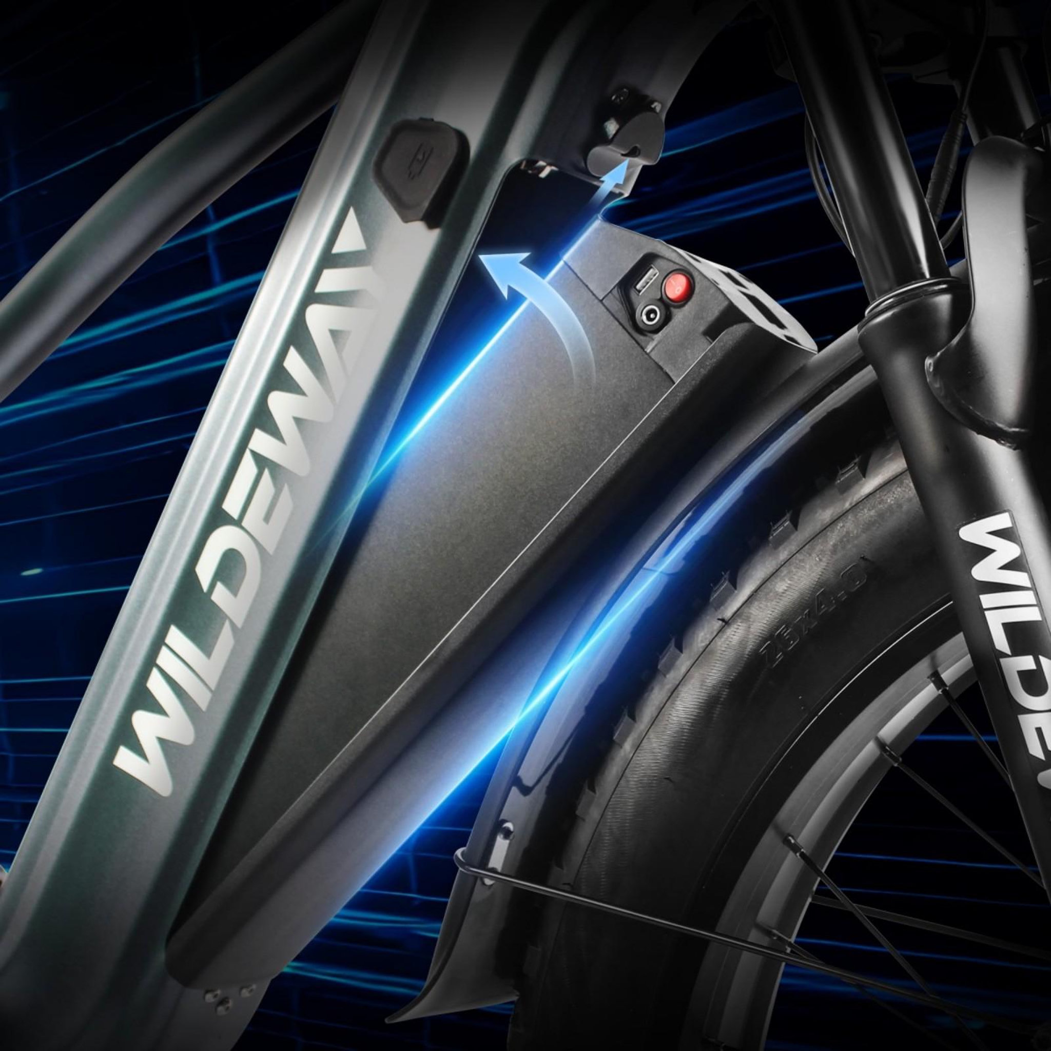 Voir la diapositive 5 : WILDEWAY Vélo électrique avec capteur de couple wildeway soared-max