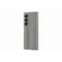 Voir la diapositive 4 : Samsung Coque Z Fold6 Gris stand avec lanière