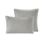 Sensei Maison Lot de 2 taies d'oreiller en gaze de coton LOFT. Coloris disponibles : Orange, Blanc