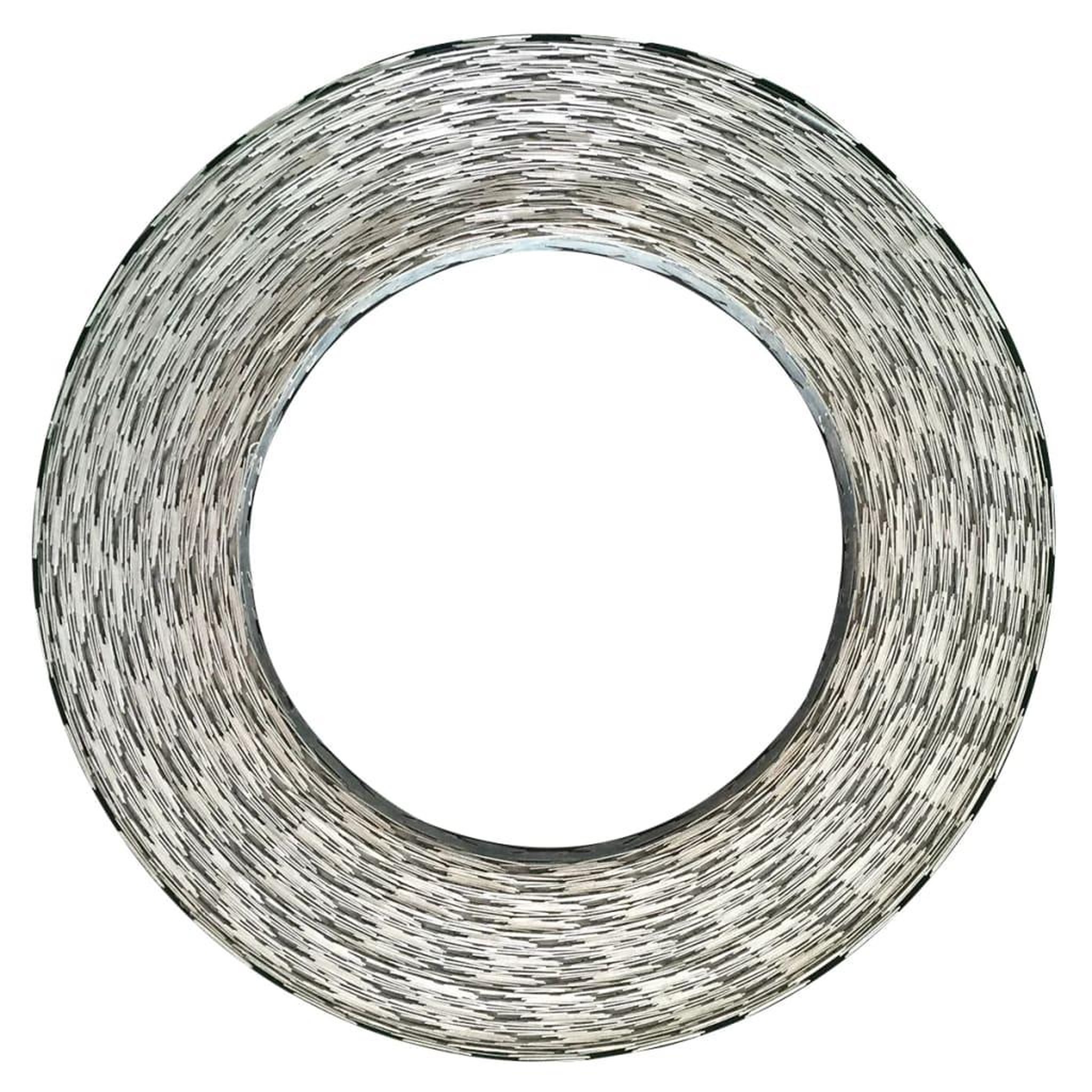 Voir la diapositive 2 : VIDAXL Fil barbele Concertina Acier galvanise 500 m