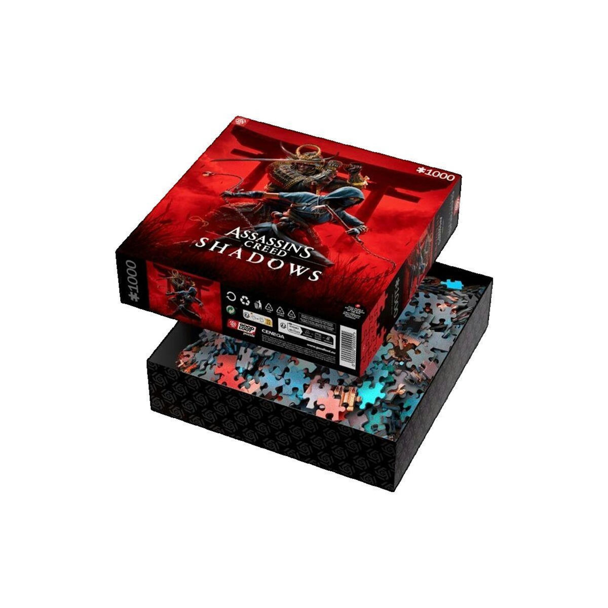 Just for games Puzzle 1000 pièces Assassin’s Creed Shadows Naoe & Yasuke – Puzzle adulte panorama – Haute qualité