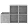 Voir la diapositive 5 : VIDAXL Armoire a chaussures d'entree gris beton bois ingenierie