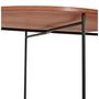 Voir la diapositive 5 : Paris Prix Table d'Appoint Design  Kwiko  46cm Noyer