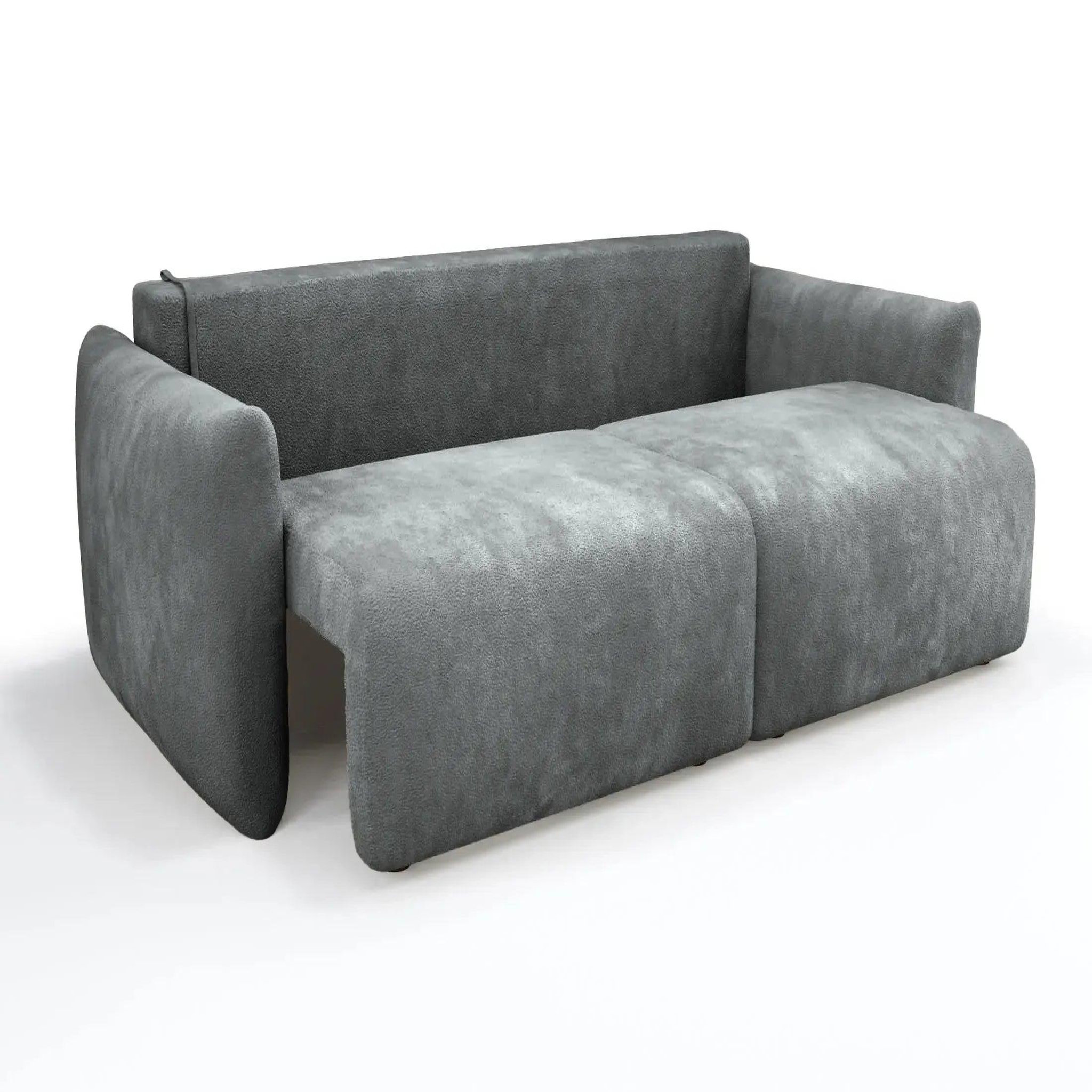 Voir la diapositive 6 : CASANOVA PARIS Elio - canapé convertible tissu bouclette