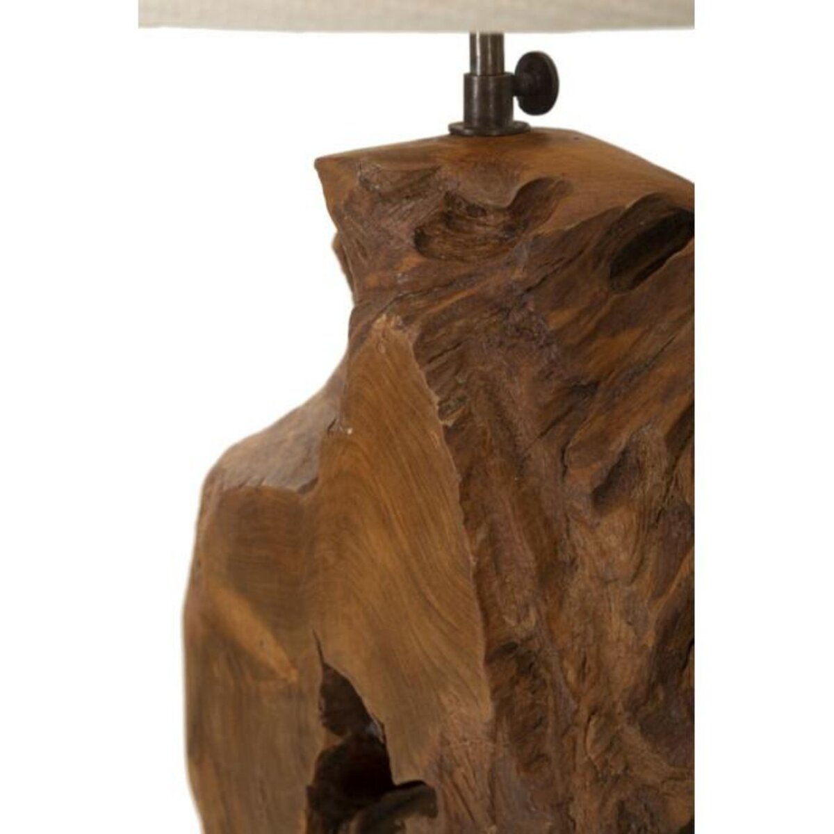 Paris Prix Lampe à Poser en Teck  Kepala  69cm Marron