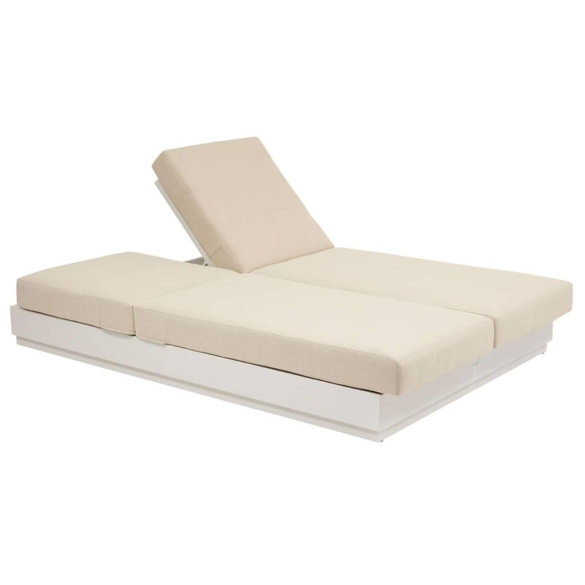 HESPERIDE Lit de piscine en aluminium 2 places ALLURE