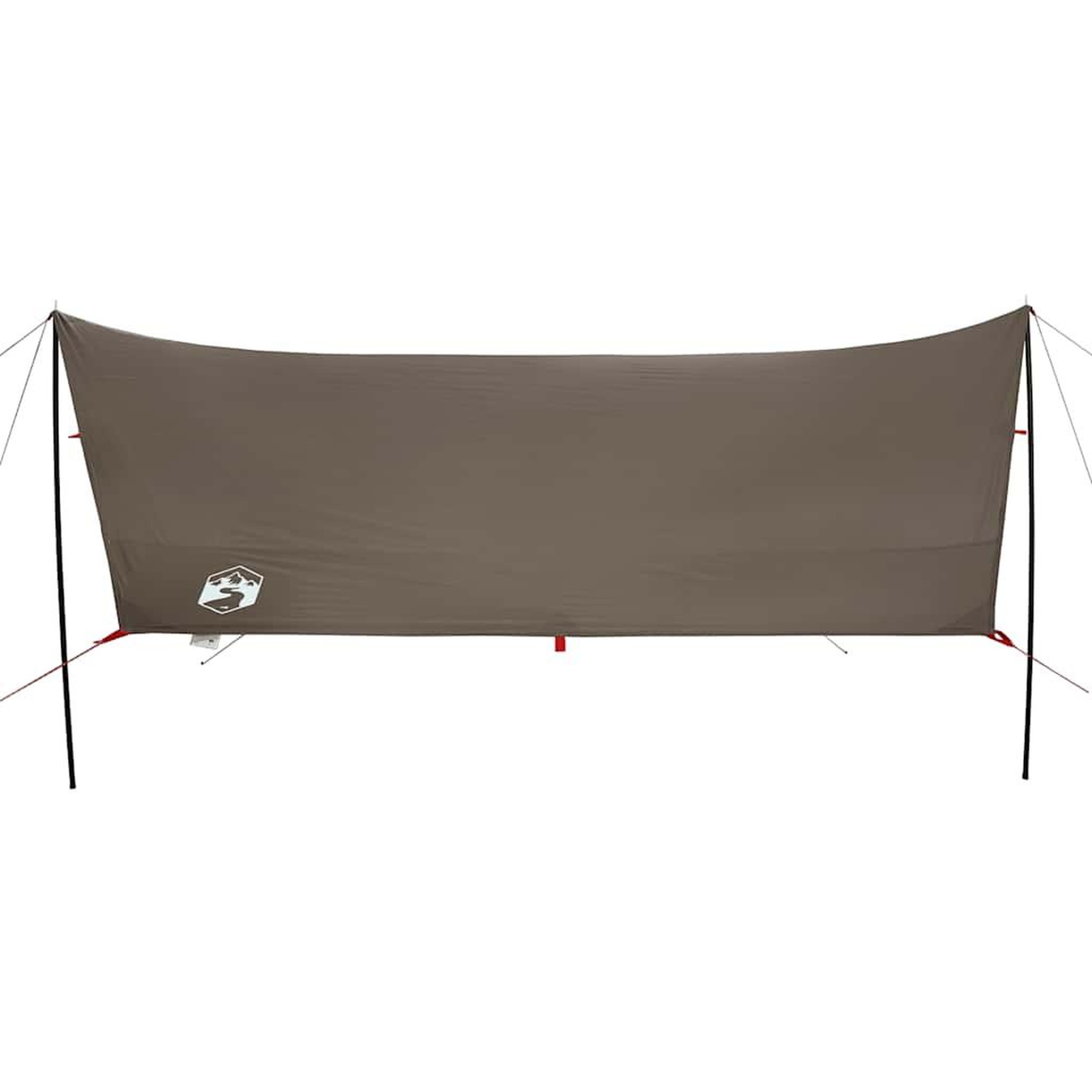Voir la diapositive 5 : VIDAXL Bache de camping marron 462x306x211 cm impermeable