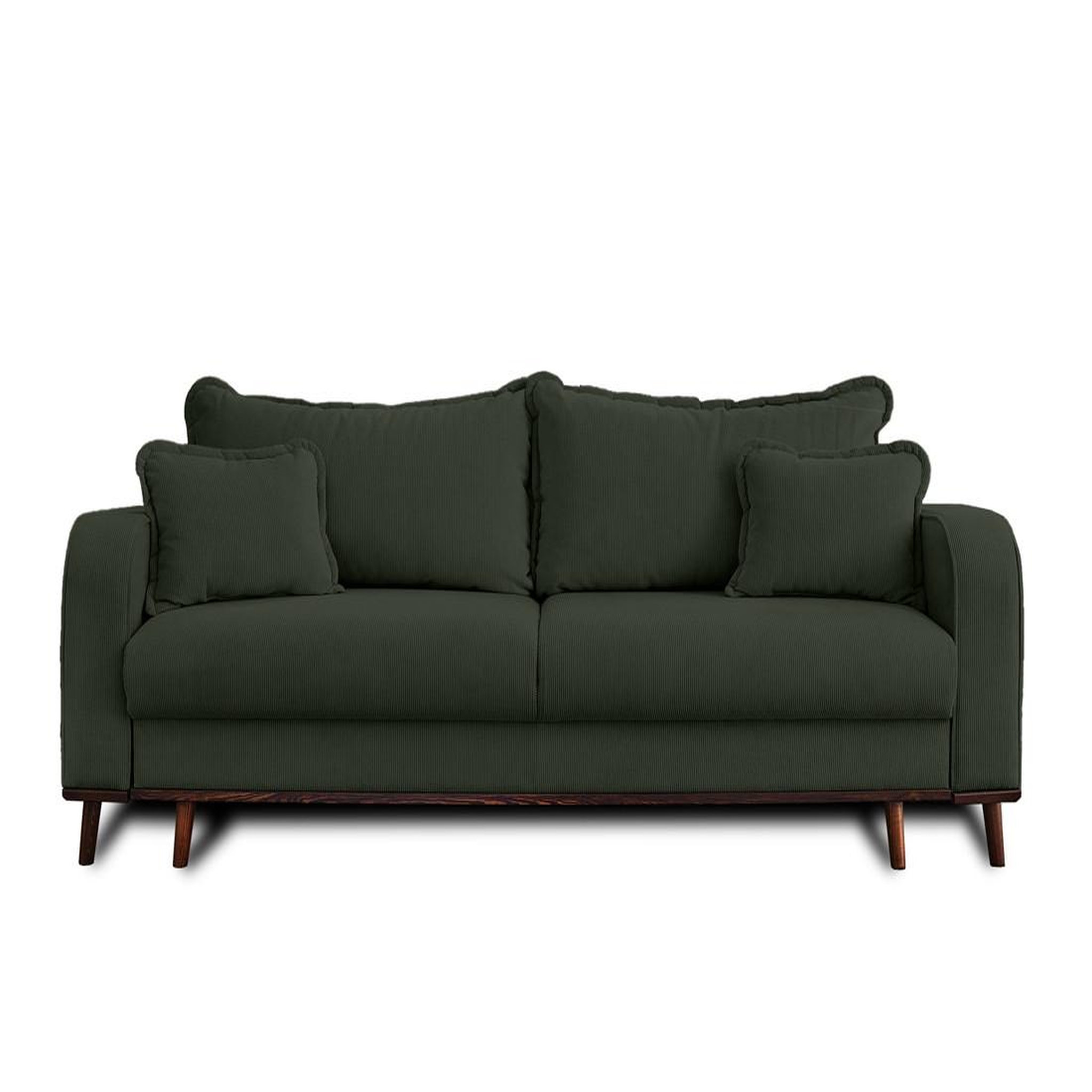 Voir la diapositive 1 : BEST MOBILIER Albane - canapé 3 places - convertible avec coffre - en velours côtelé