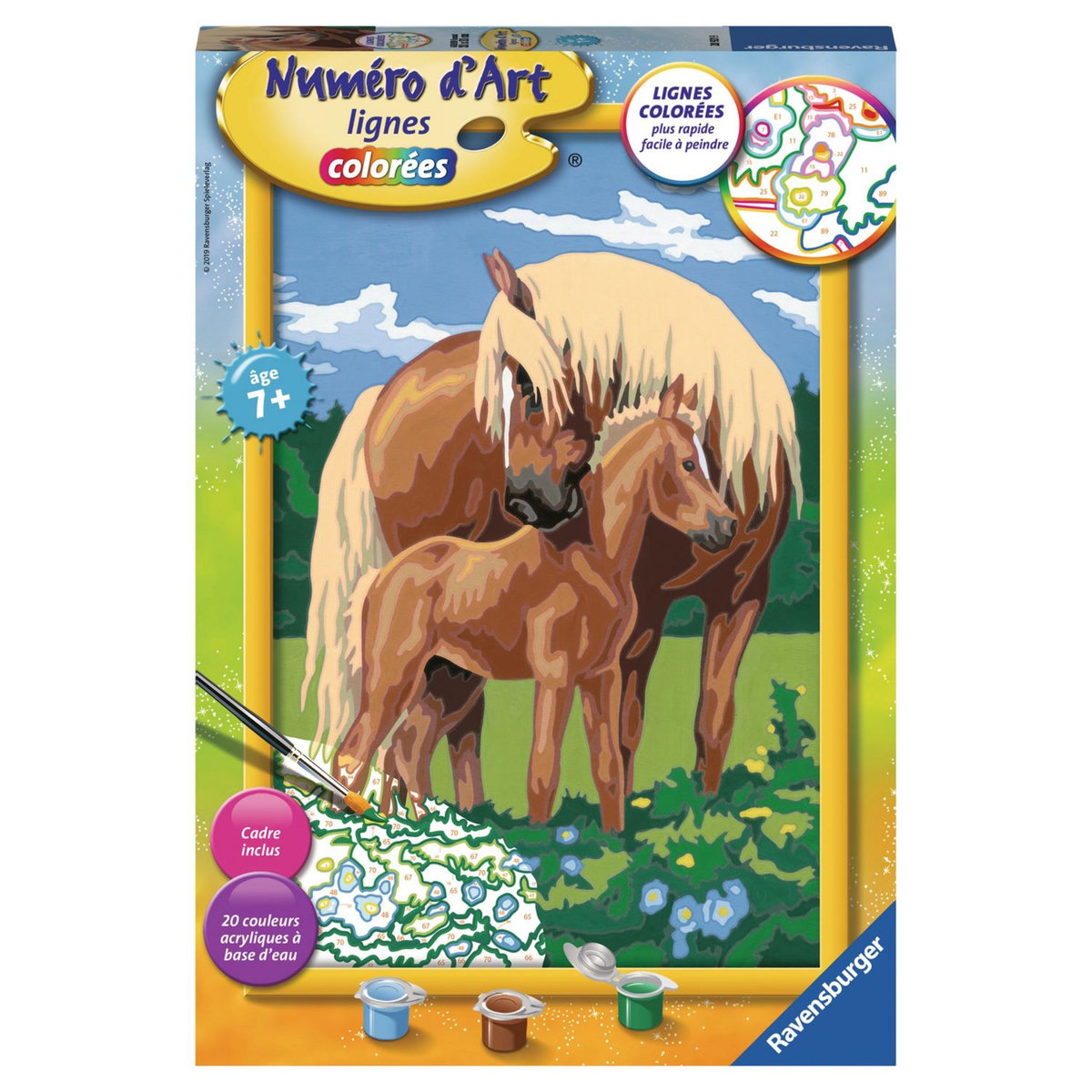 RAVENSBURGER Tableau Numéro d'Art Grand Format