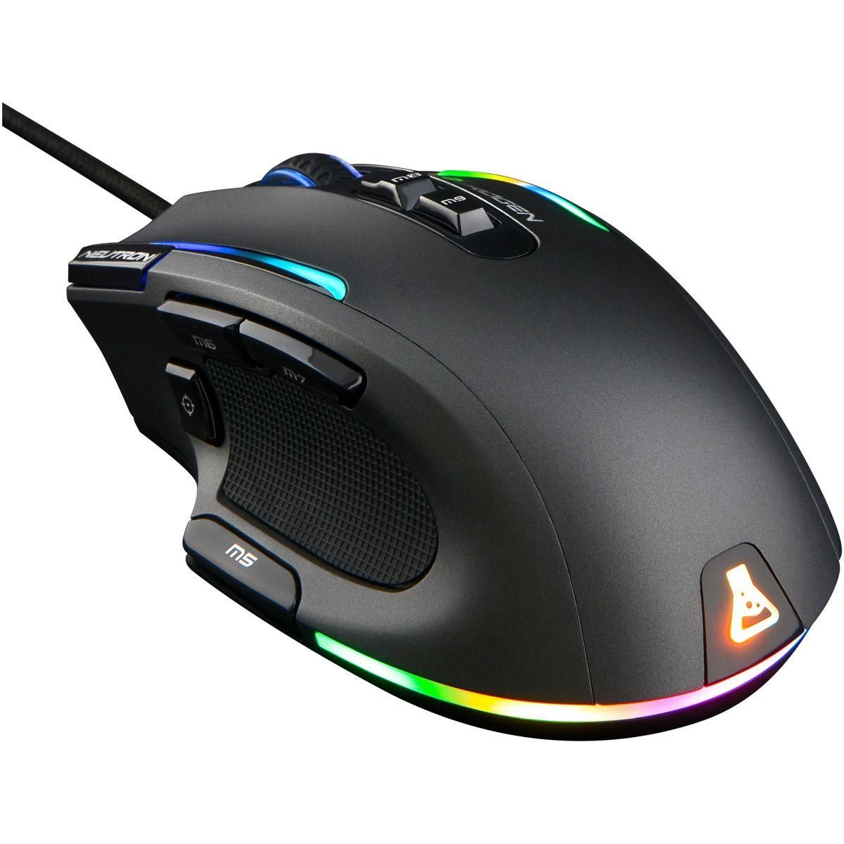 THE G-LAB Souris Gamer Filaire KULT-NITRO-NEUTRON