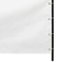 VIDAXL Ecran de balcon Blanc 160x240 cm Tissu Oxford