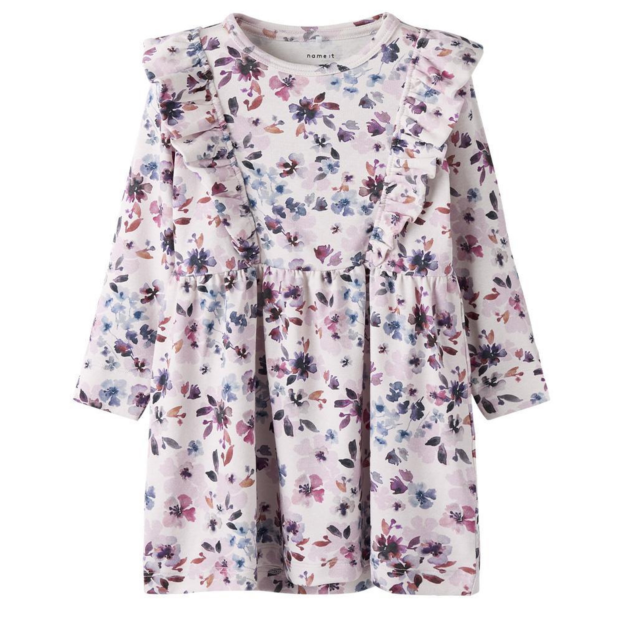 Voir la diapositive 1 : NAME IT Robe Fleuris Rose/Blanc Fille Name it Fkayla