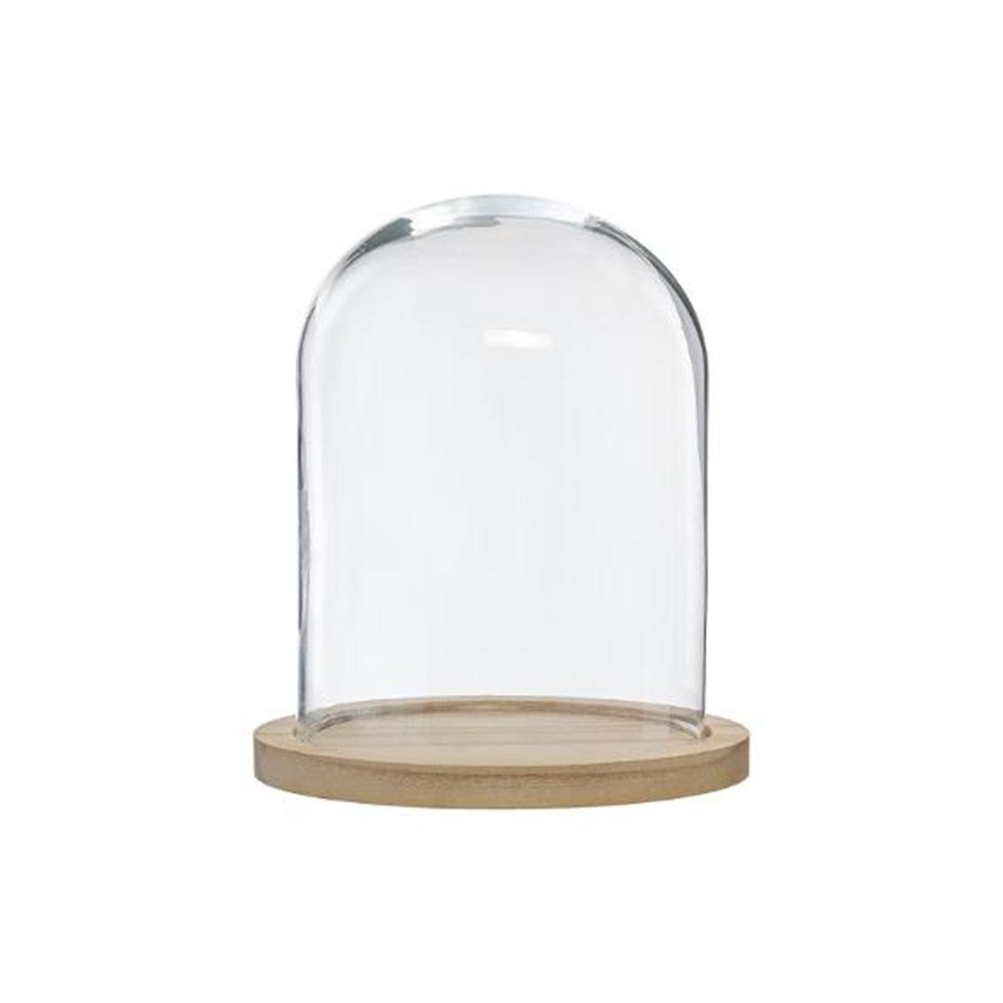 ATMOSPHERA Cloche décorative en verre  shine  29cm naturel