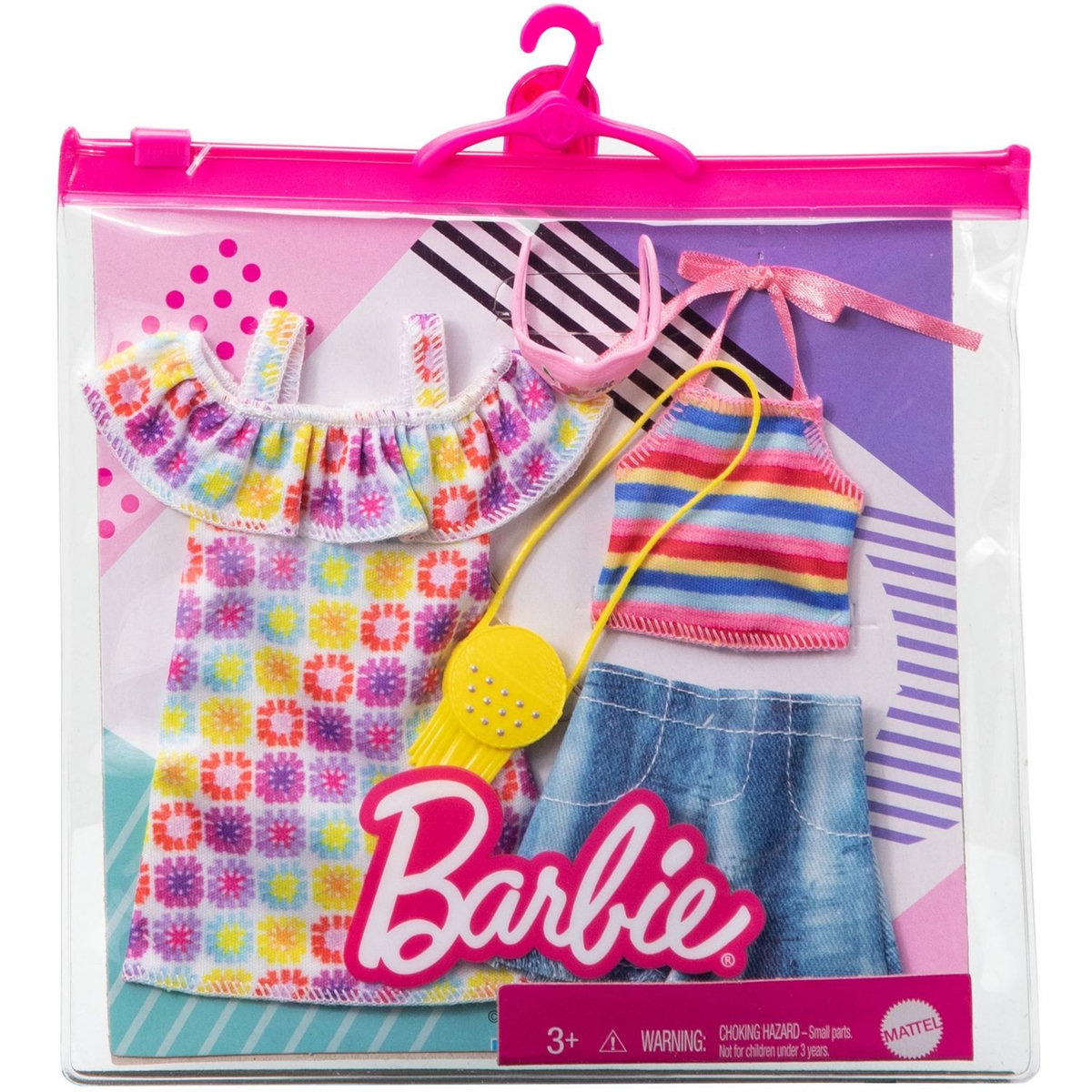 BARBIE Set de 2 tenues pour poupée Barbie