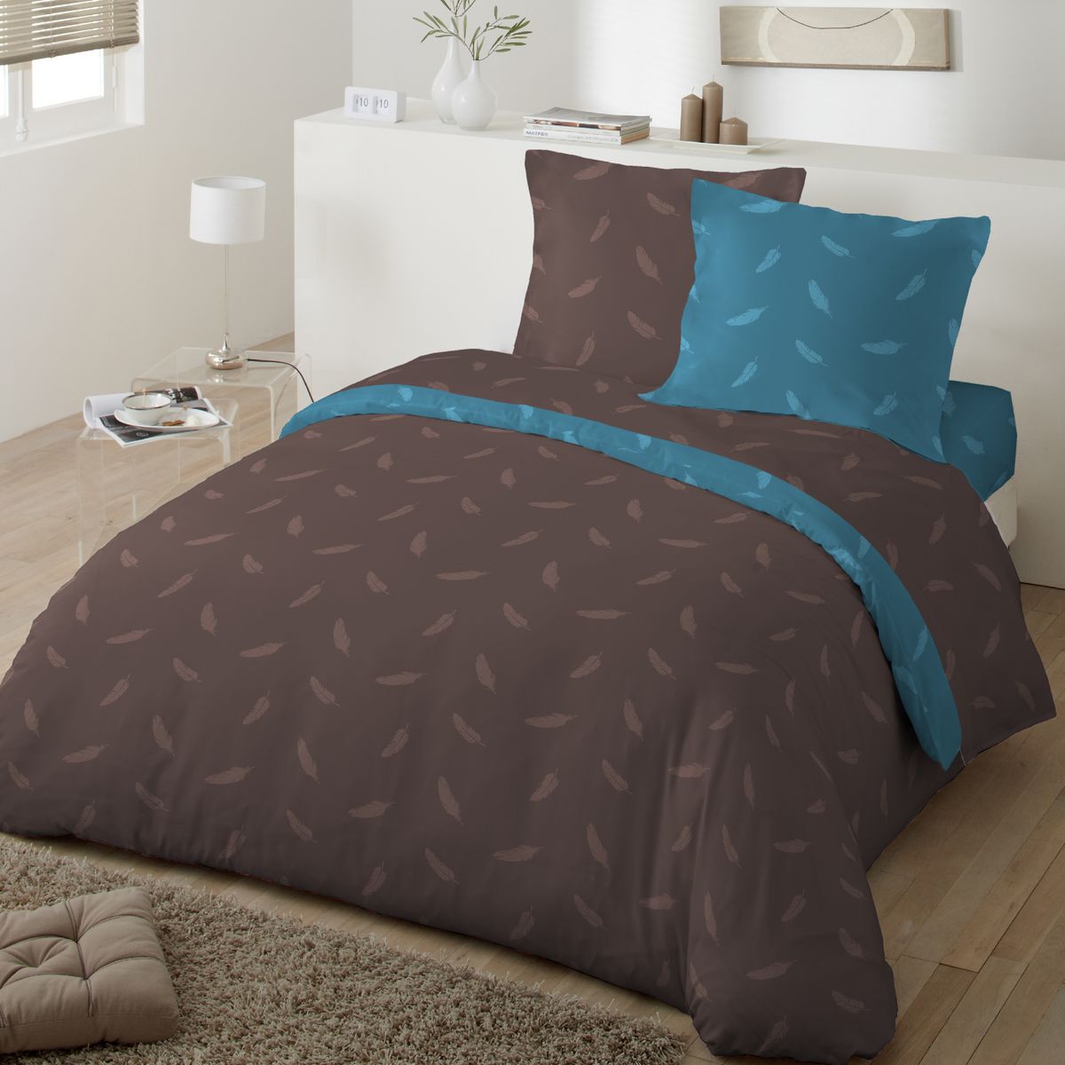 Parure housse de couette PLUMES