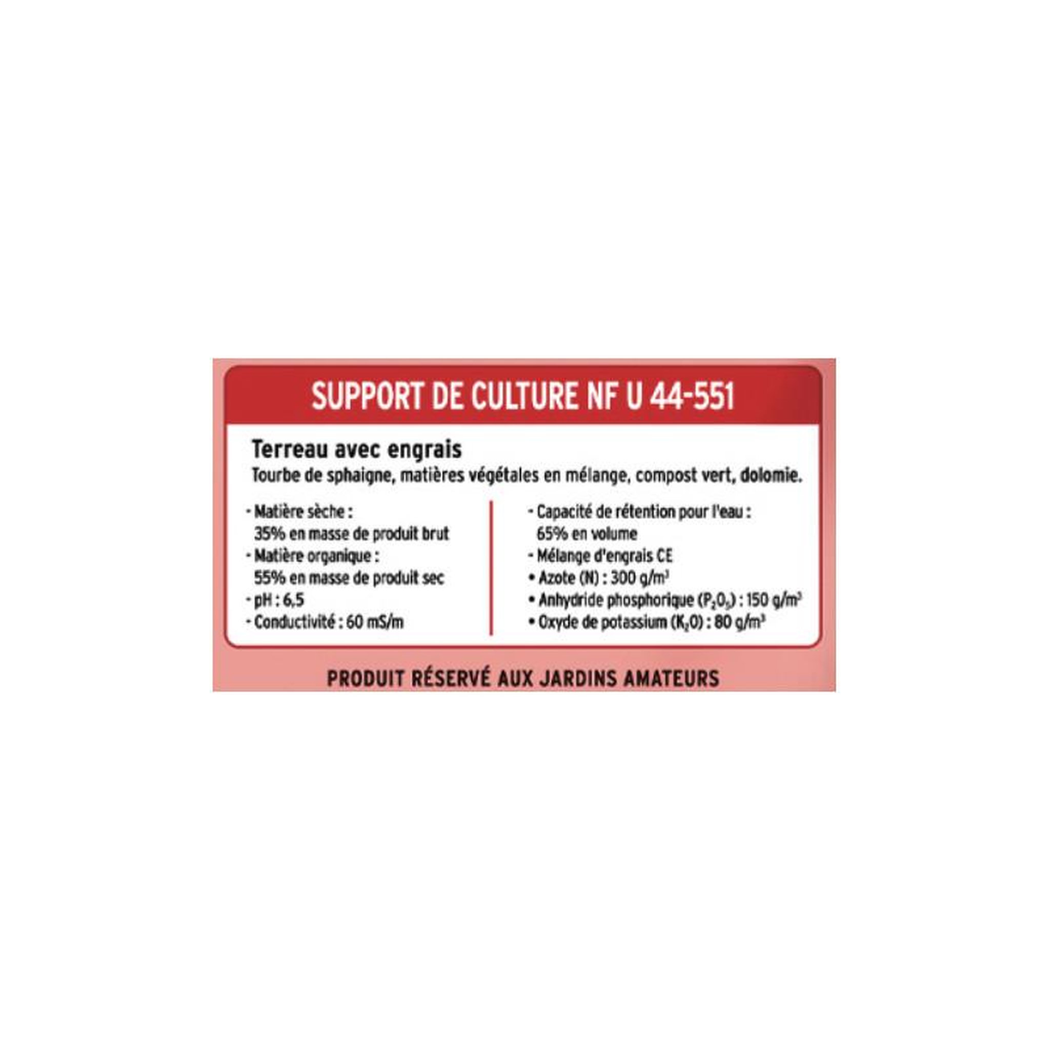 Voir la diapositive 3 : Fertiligene Terreau balcons terrasses FERTILIGÈNE - 6L