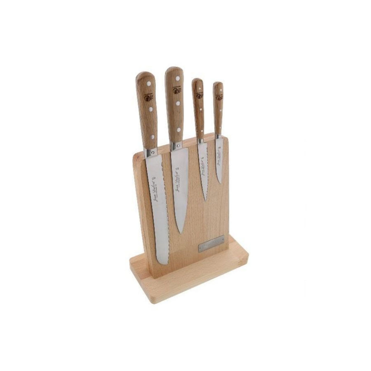 Jean dubost Bloc de 4 couteaux bois - C0004220PEF036