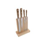 Jean dubost Bloc de 4 couteaux bois - C0004220PEF036