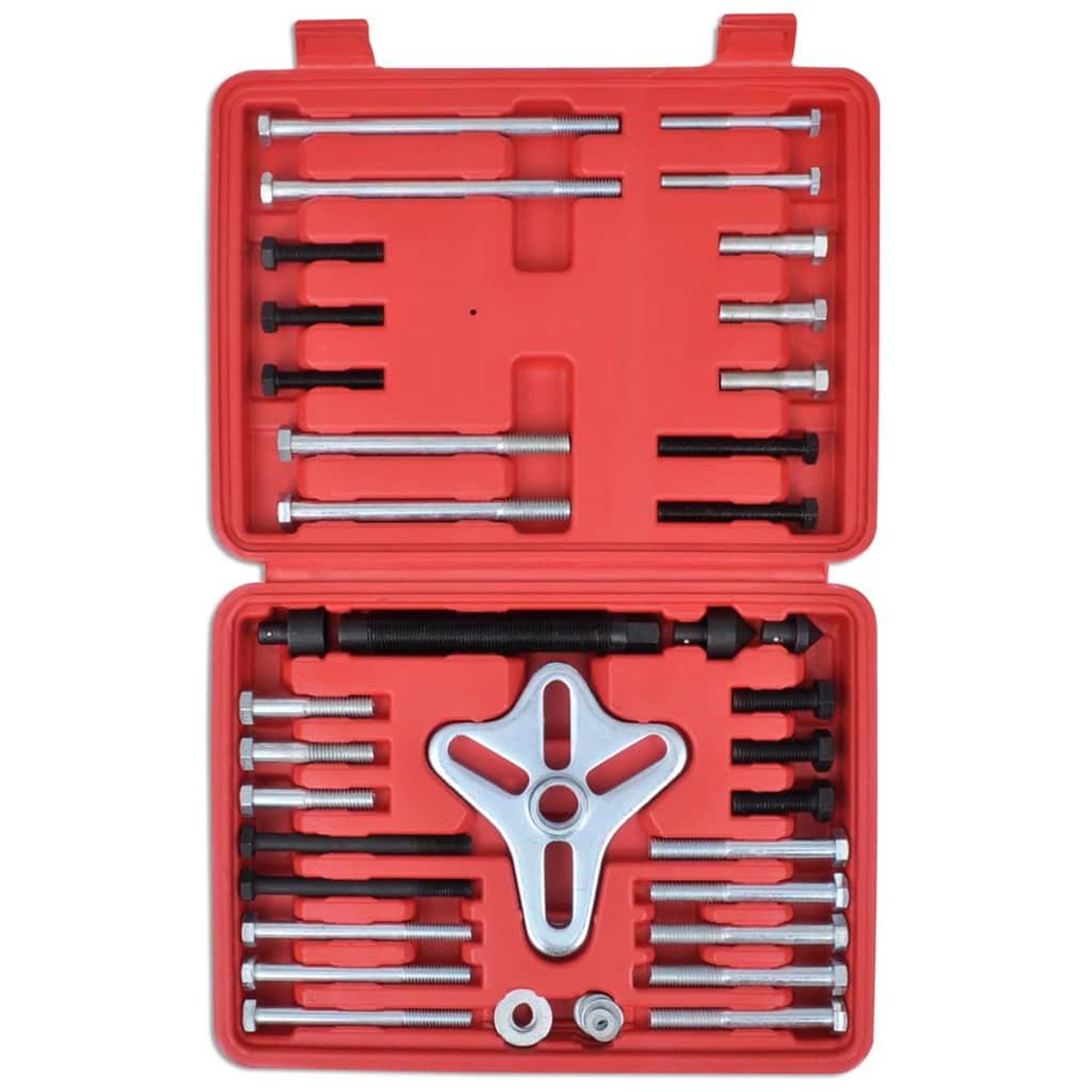 Voir la diapositive 4 : VIDAXL Kit extracteur de moyeu 45 pieces