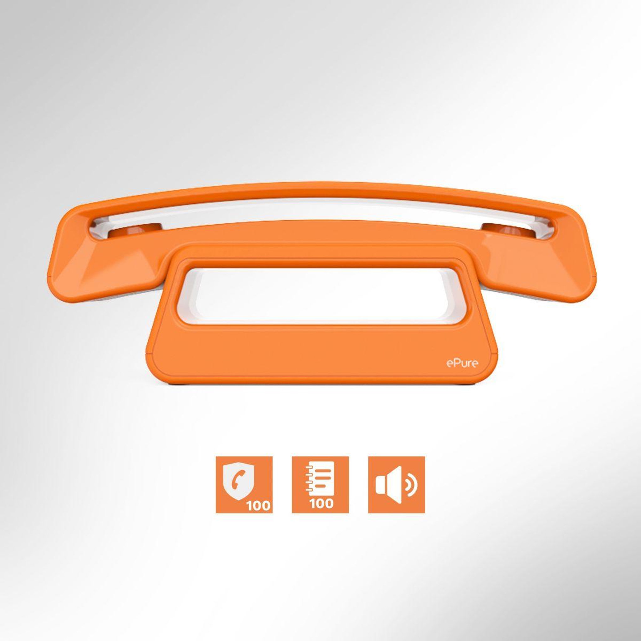 Alcatel Téléphone sans fil epure iconic orange
