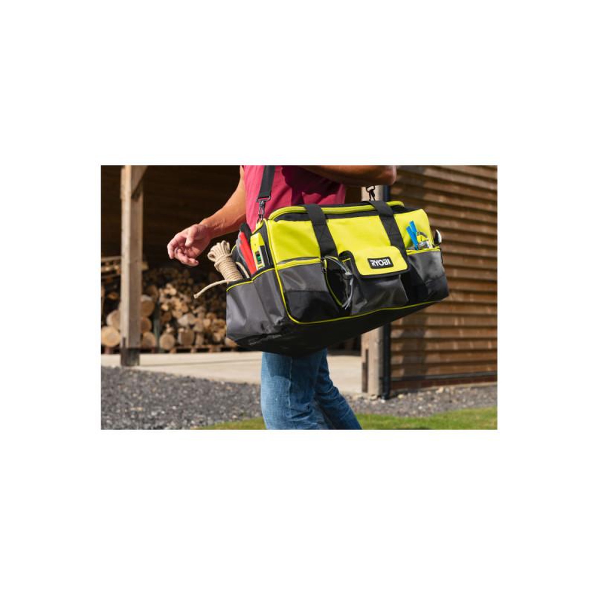Voir la diapositive 4 : Ryobi Sac de rangement renforcé RYOBI - 49 L - RSSLTB1