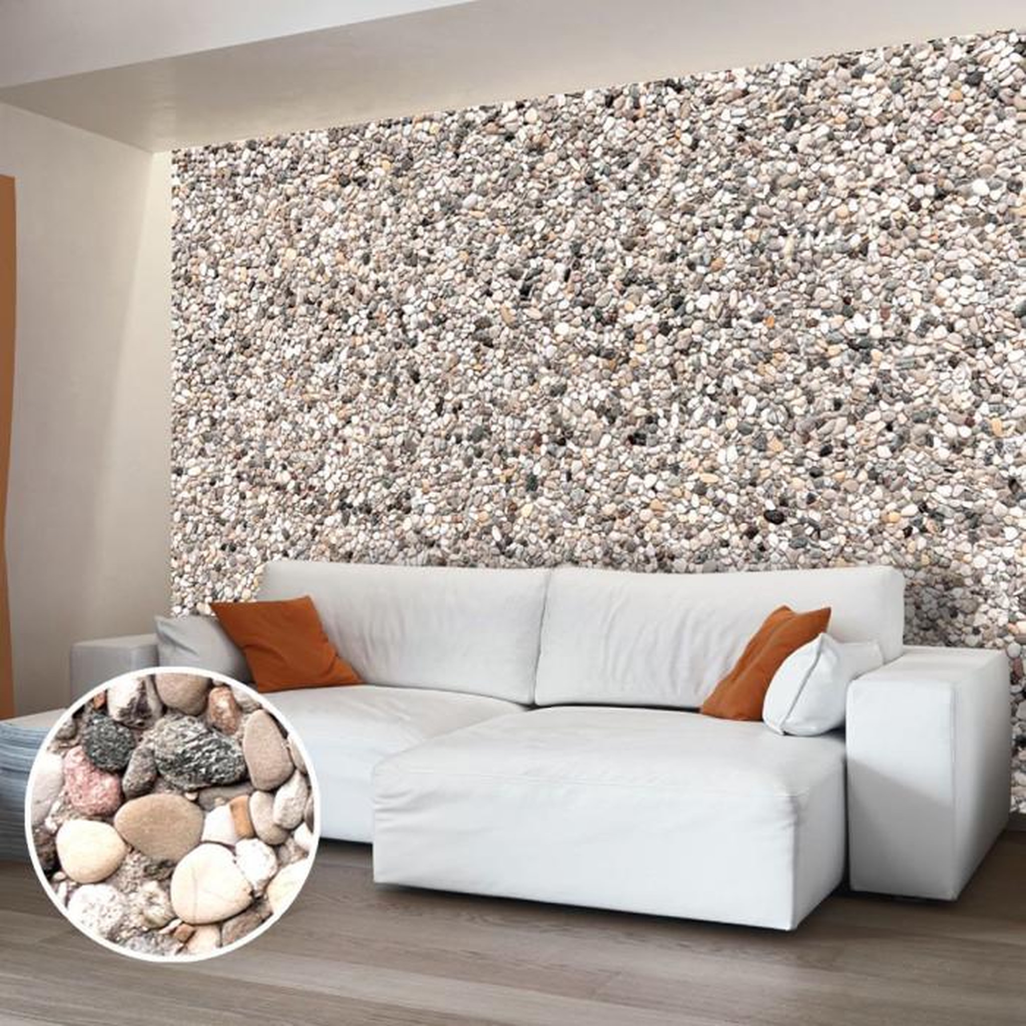 Paris Prix Papier Peint  Stone Charm. Coloris disponibles : Multicolore