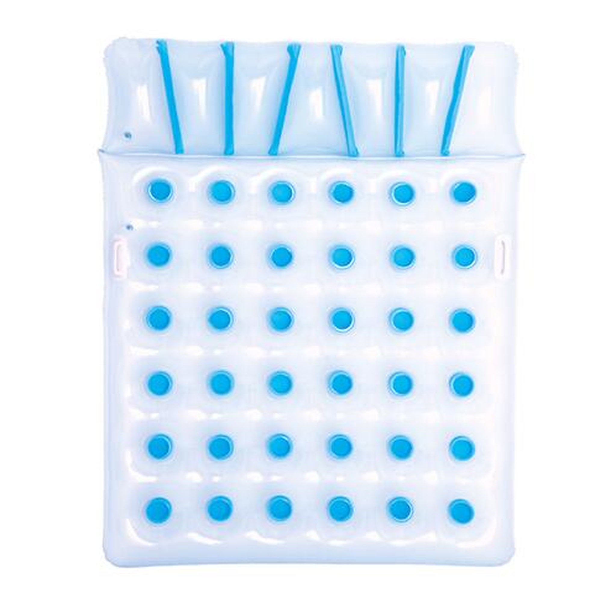 Voir la diapositive 2 : BESTWAY Matelas gonflable baignable 2 places - 193cm/142cm