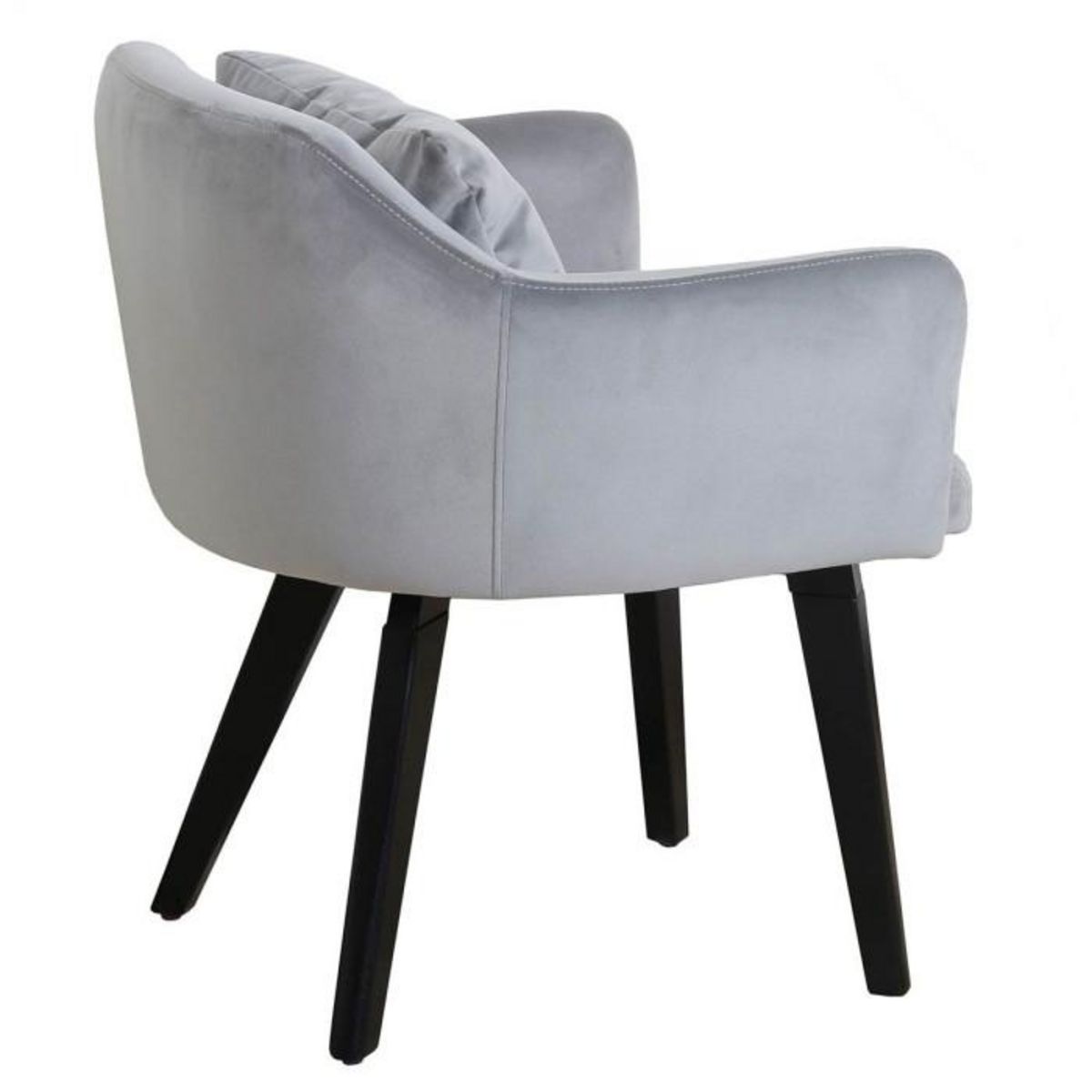 Paris Prix Lot de 20 Fauteuils en Velours  Scanda  70cm Argent
