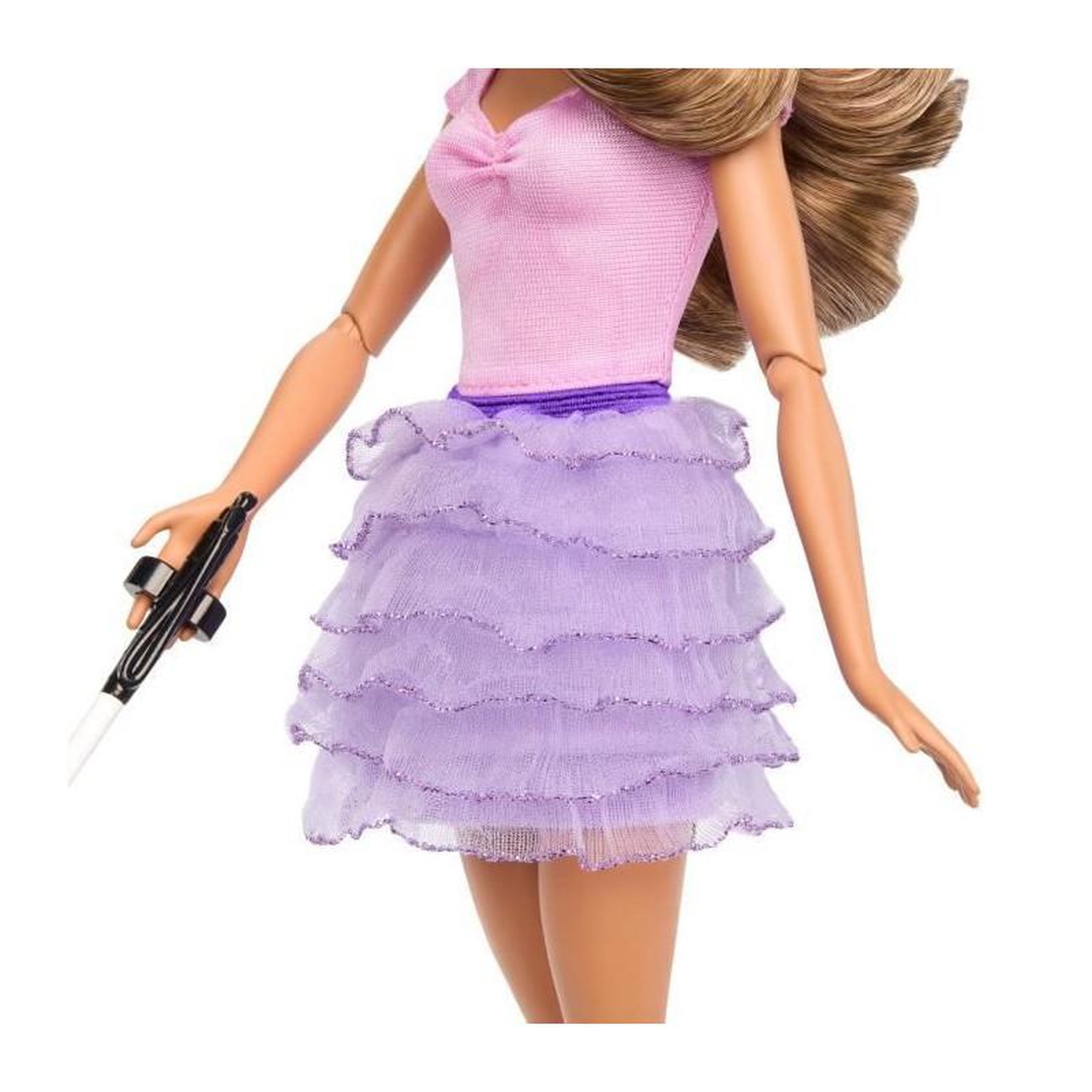 Voir la diapositive 3 : BARBIE BARBIE Poupée fashionista non voyante jupe violette HRH17