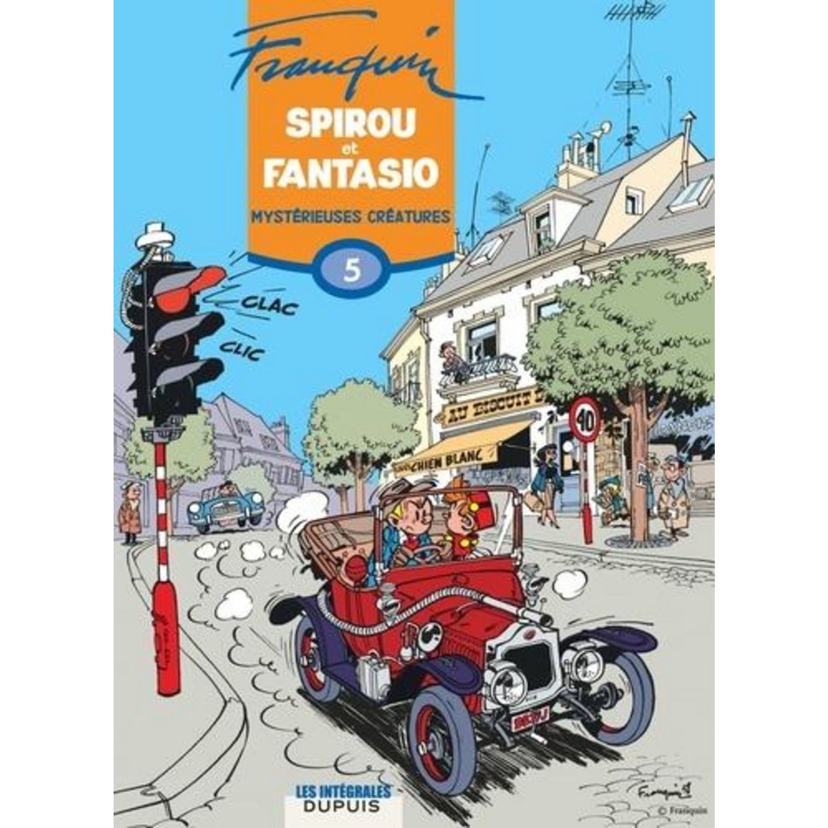 SPIROU ET FANTASIO INTEGRALE TOME 5 : MYSTERIEUSES CREATURES. 1956-1958, Franquin André