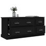 Voir la diapositive 5 : VIDAXL Meuble TV noir 100x35,5x45 cm bois d'ingenierie