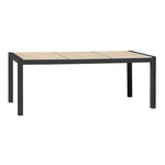 Paris Prix Table de Jardin en Céramique  Venise  195cm Gris Anthracite