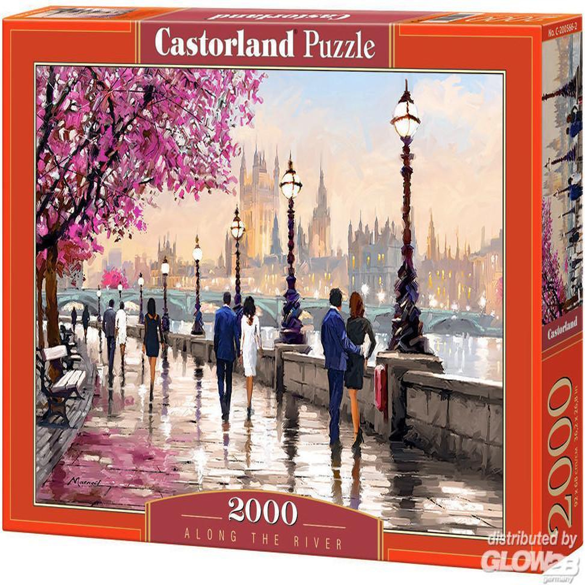 Voir la diapositive 3 : Castorland Puzzle 2000 pièces : le long de la rivière