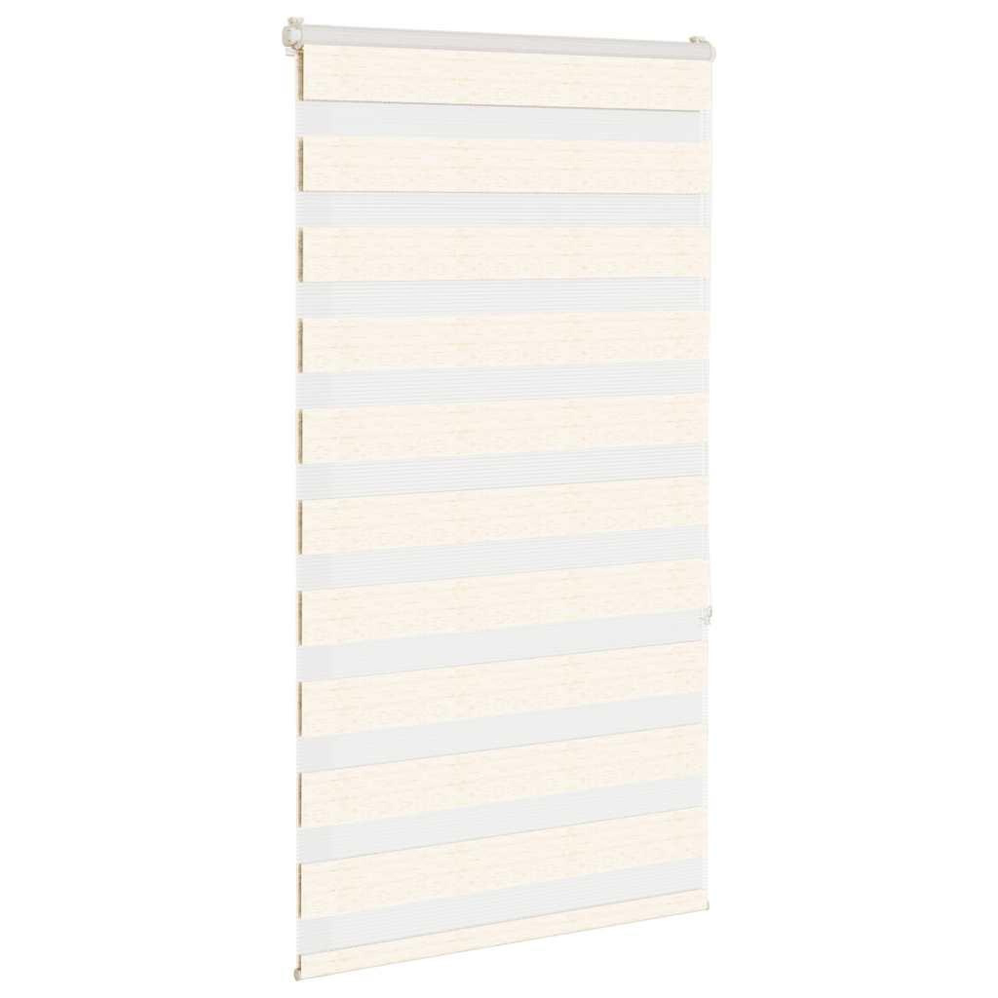 Voir la diapositive 3 : VIDAXL Store zebre beige marbre largeur du tissu 75,9 cm polyester