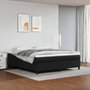 Voir la diapositive 2 : VIDAXL Cadre de lit sans matelas noir 160x200 cm similicuir