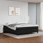 Voir la diapositive 2 : VIDAXL Cadre de lit sans matelas noir 160x200 cm similicuir