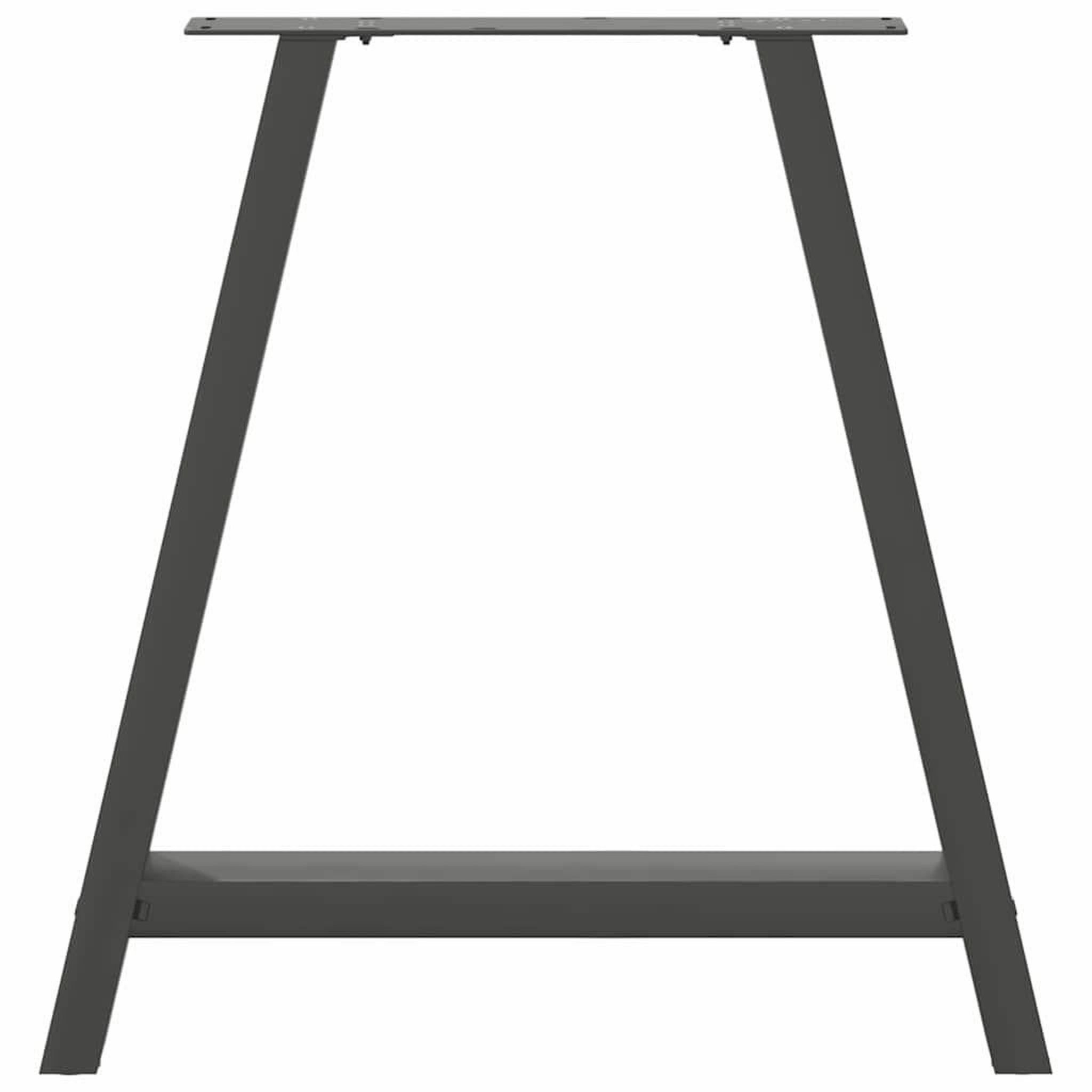 Voir la diapositive 5 : VIDAXL Pieds de table basse forme de A 2 pcs anthracite 70x(72-73) cm
