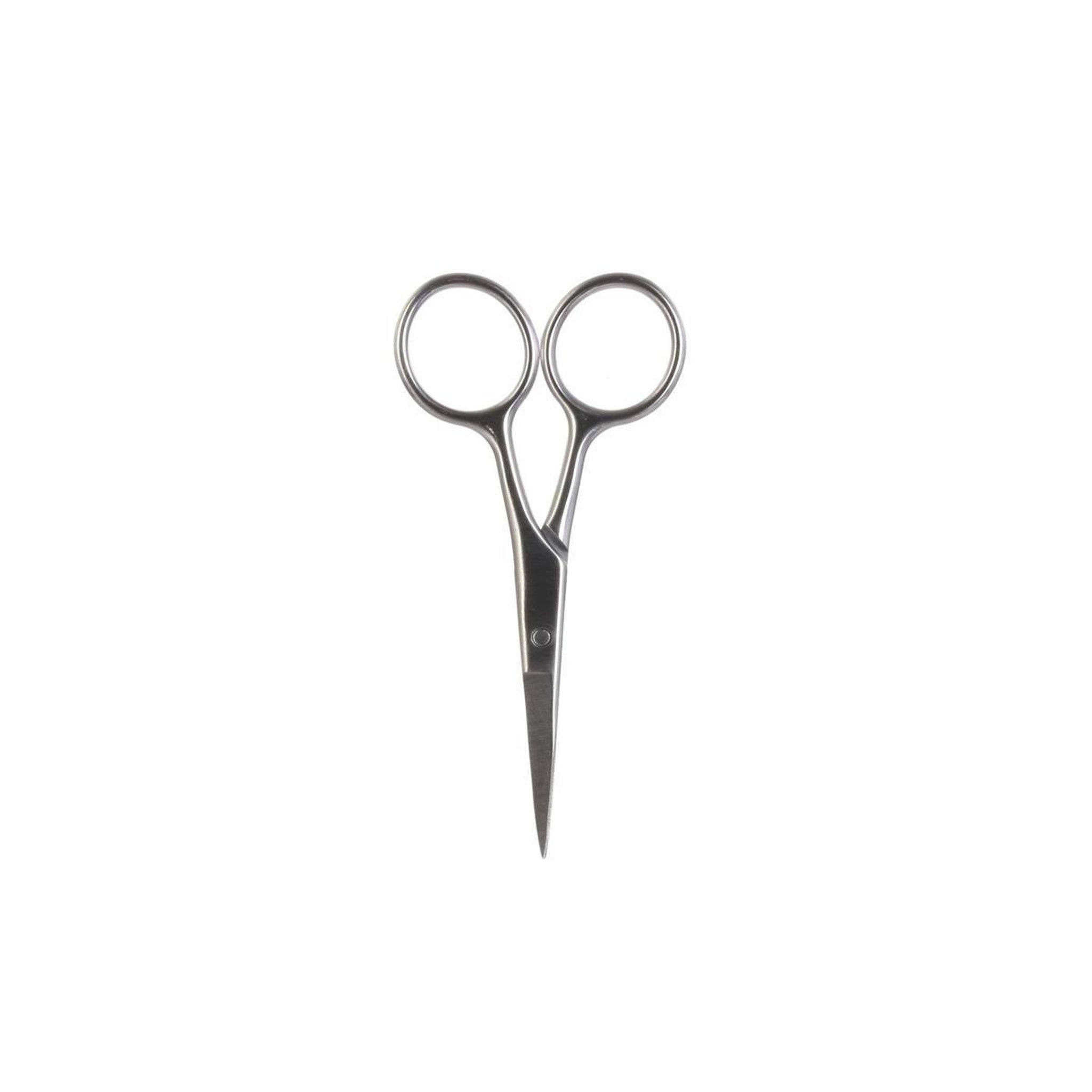Cosmetic Club Ciseaux de précision  moustache  10cm argent