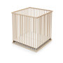 Voir la diapositive 1 : WEBABY Parc bébé en bois 100 x 100 cm