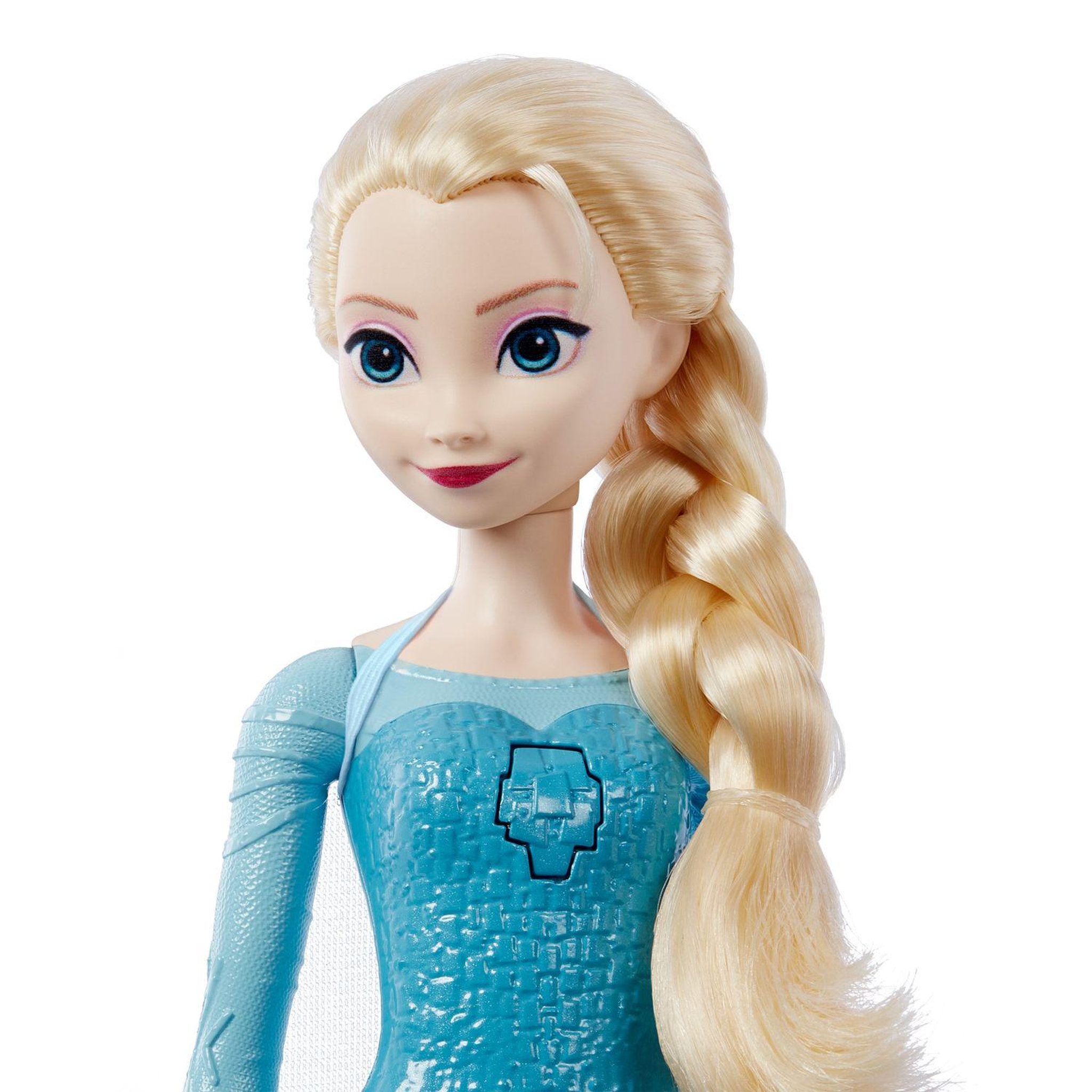 Voir la diapositive 3 : DISNEY PRINCESS Poupée Elsa chantante Reine des Neiges