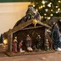 Voir la diapositive 2 : FEERIC LIGHT & CHRISTMAS Crèche de Noël 8 santons