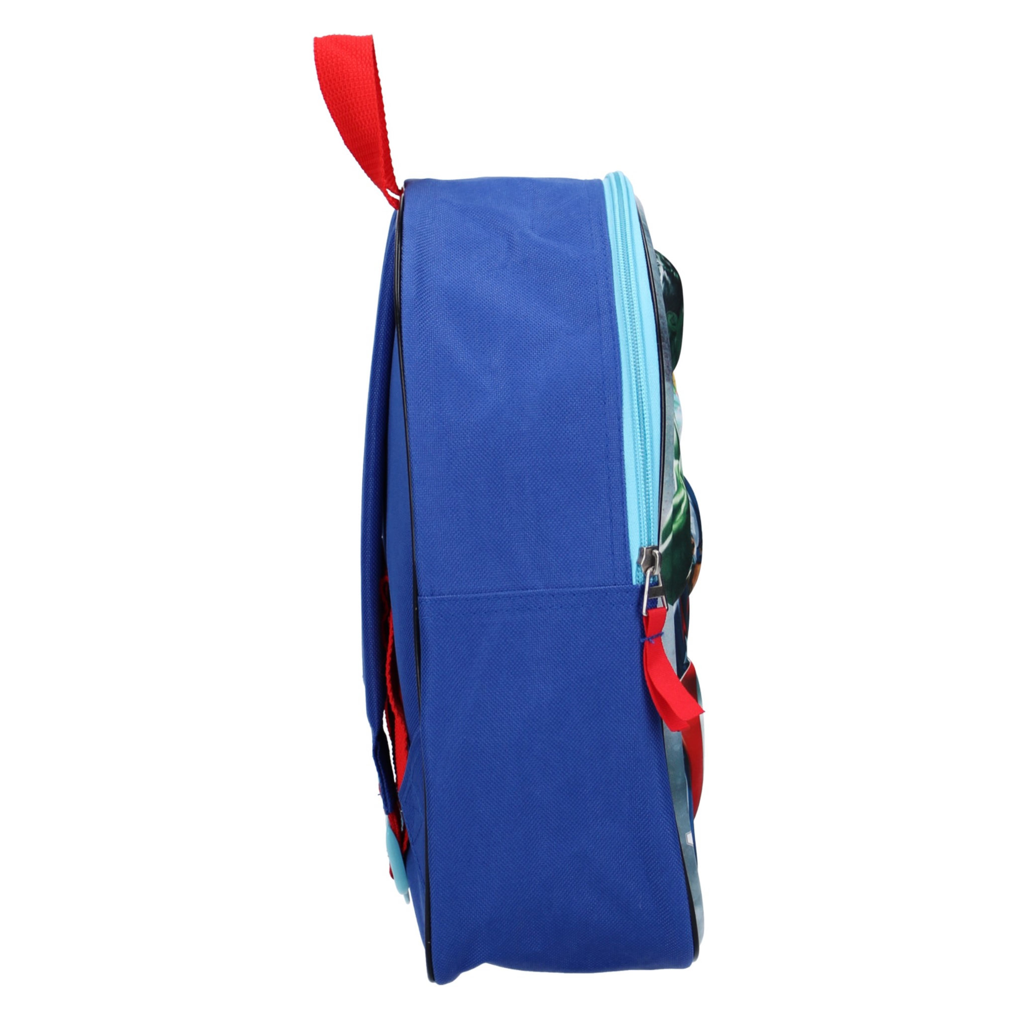 Voir la diapositive 3 : MARVEL Sac maternelle 3D bleu Avengers